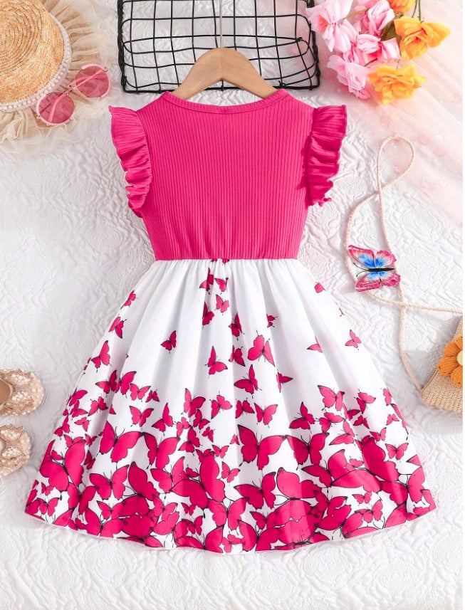 Pink New Trendy Kids Frock