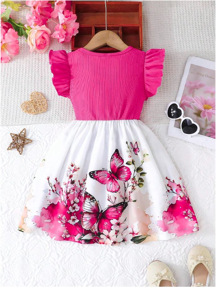 Pink New Trendy Kids Frock