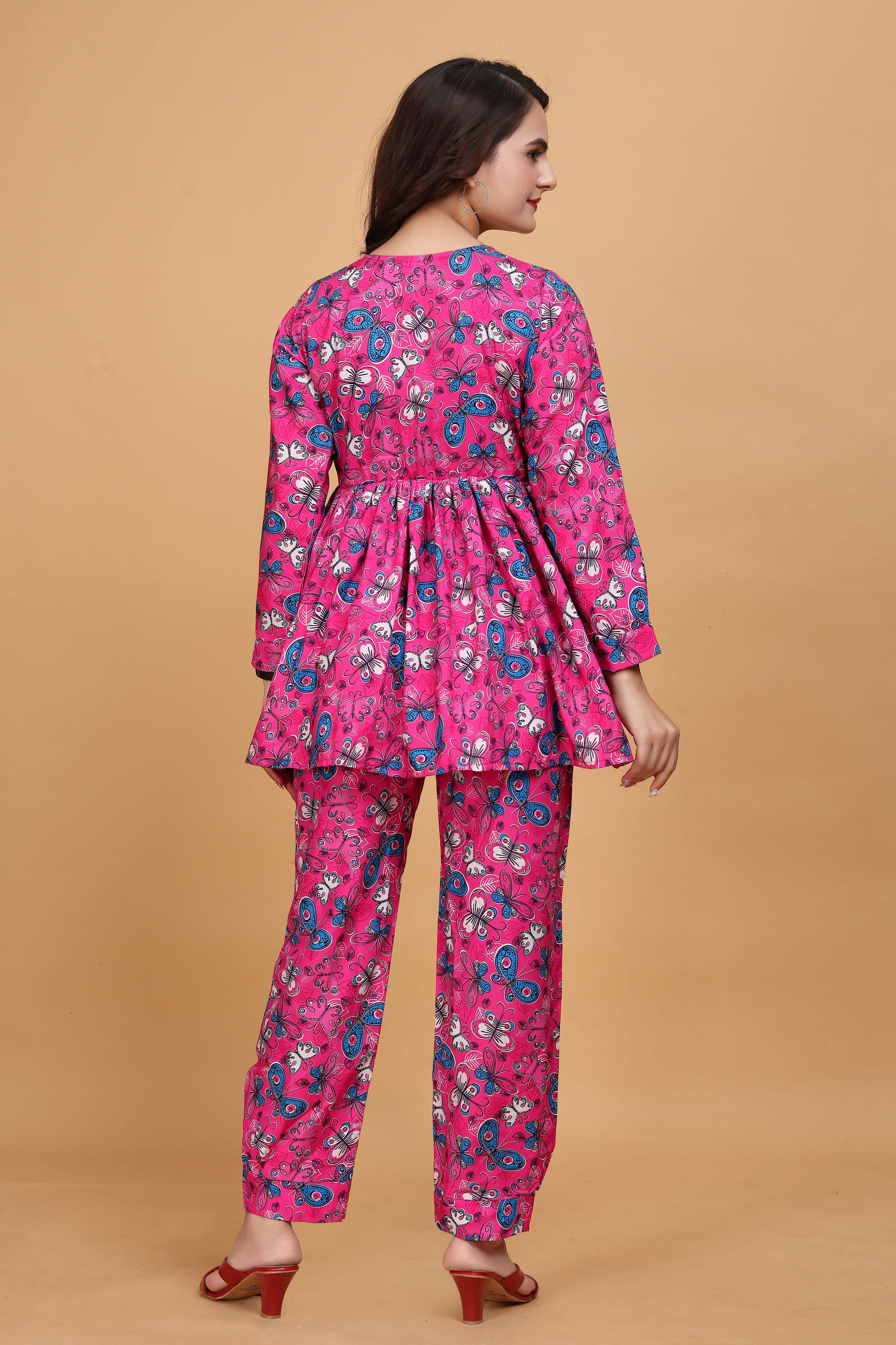 CO-ORD SET WITH PRINTED FLORAL JAAL