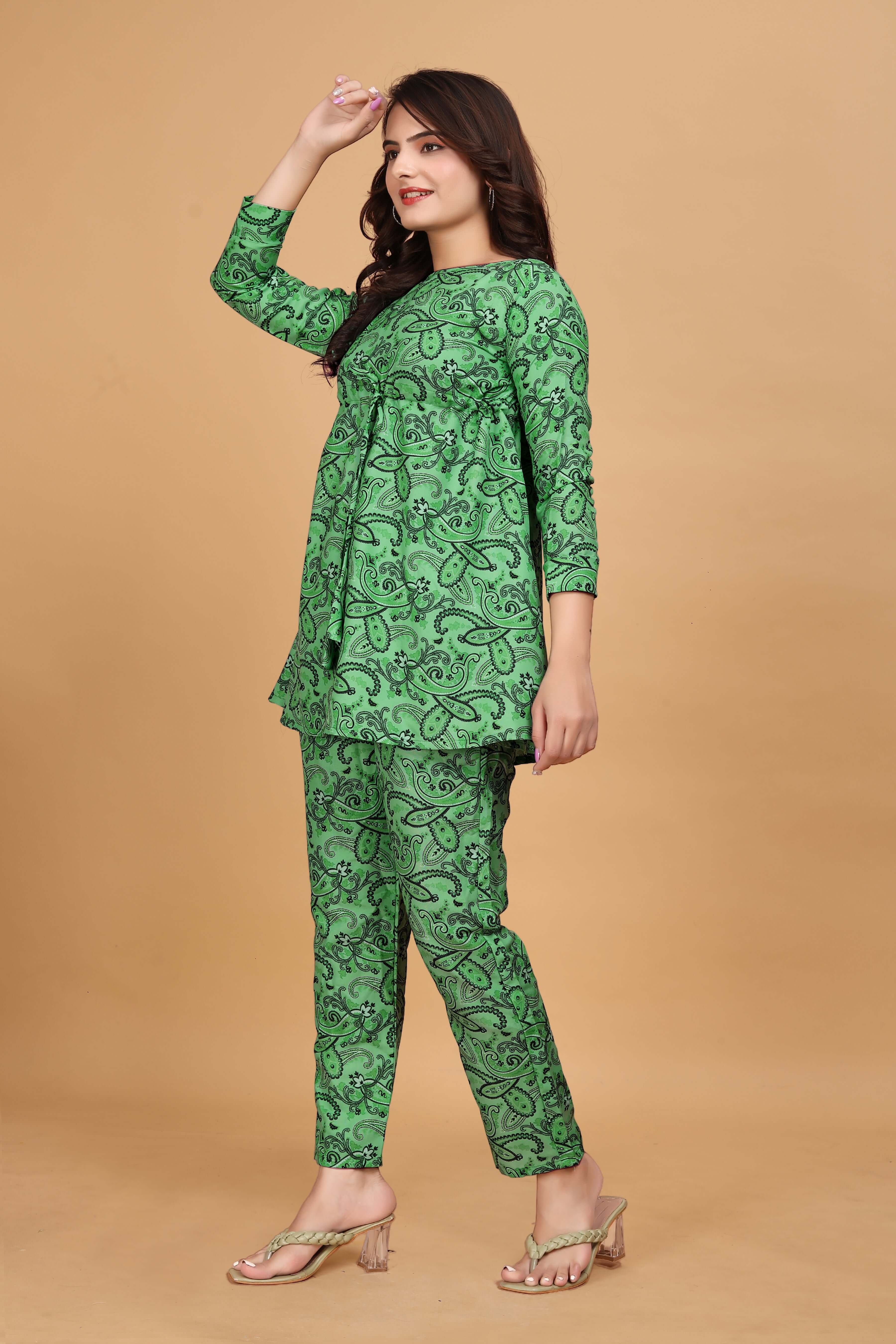 Womens Rayon Co-Ords Set