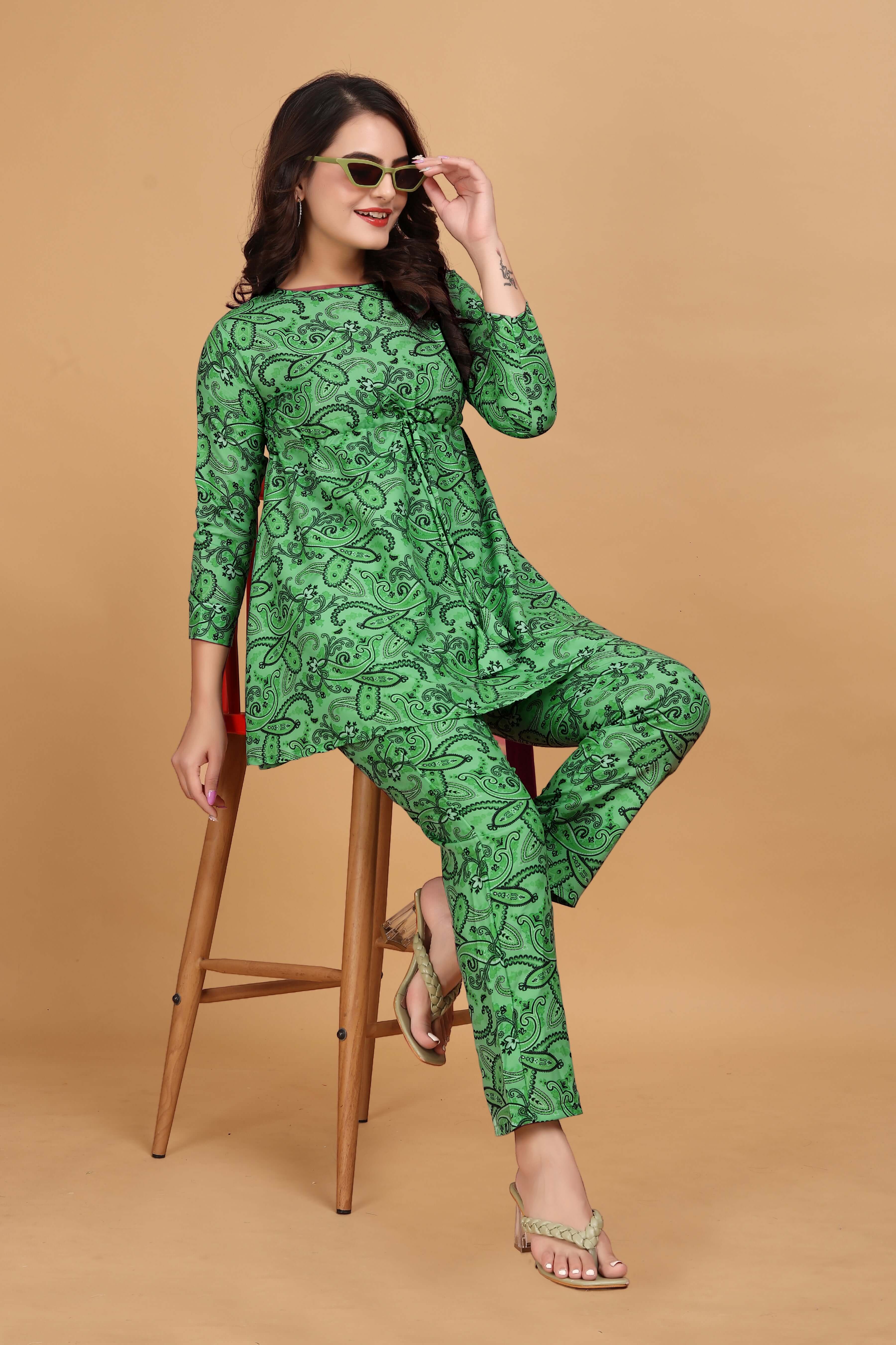 Womens Rayon Co-Ords Set